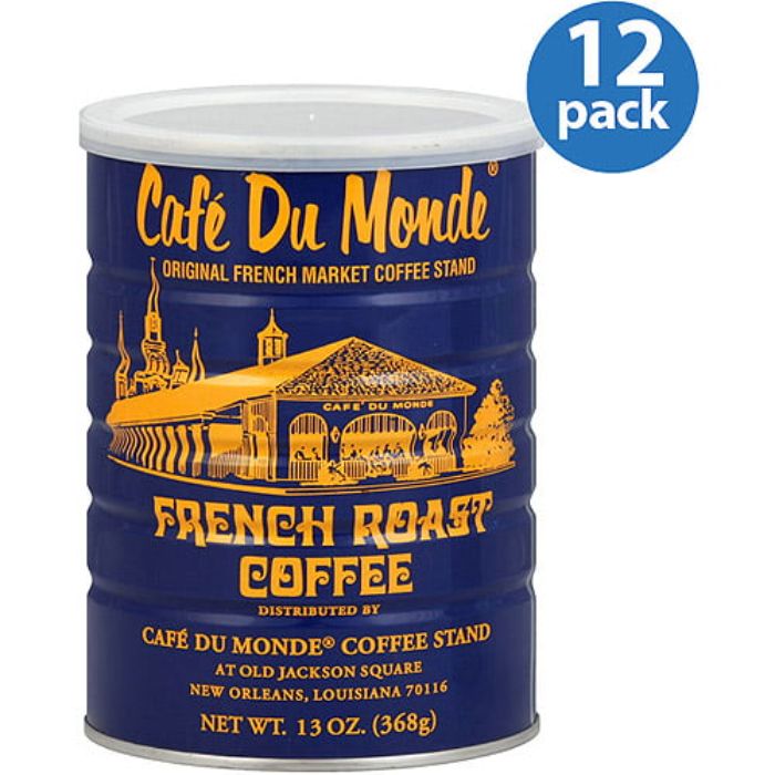 Café Du Monde – French Roast Kaffee, 13 oz – Packung mit 12 Stück