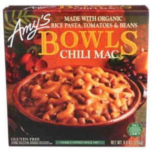 Amy's Schüssel Chili Reis Mac N Bio, 9 Unzen – Packung mit 12