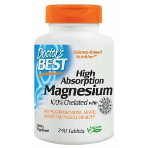 Doctor'S Best Hohe Absorption Magnesium 100 Mg, 240 Tabletten
