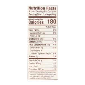 Jack & Annies – Büffelklinkenflügel, 9.7oz