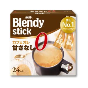AGF Blendy Stick Cafe au Lait Ungesüßter (Sofortkaffee) 24 Stück