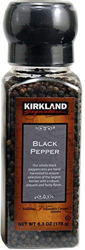Kirkland Schwarzer Pfeffer mit Grinder, 6,3 oz