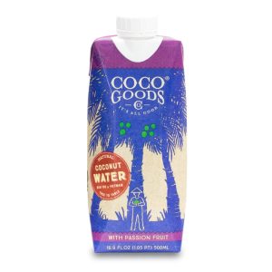 Cocogoods Co Kokoswasser Passionsfrucht, 16.9 Floz (Packung mit 12 Stück)