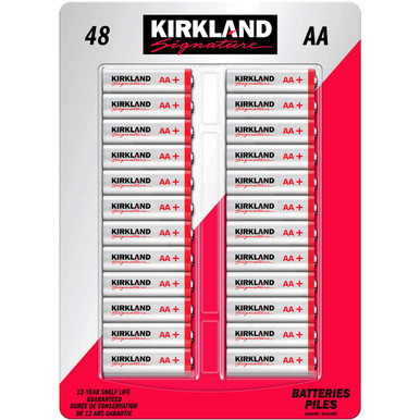 Kirkland Signature AA Alkalische Batterien, 48 Stück