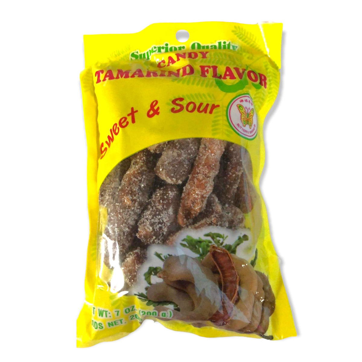 Butterfly Brand – Tamarind Geschmack Süßigkeiten – Süß und Sauer – 200 G