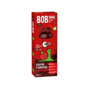 Bob Schnecke Apfelkirsche in schwarzer Schokolade (Ukraine)