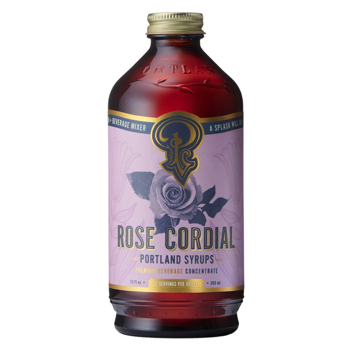 Rosenkordialsirup – 6 x 12 oz