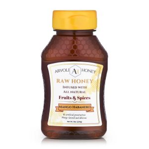 Arvoli Honig Mango Habanero Honigflaschen – 12 Flaschen x 8 oz