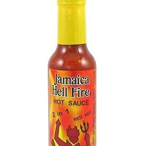 Jamaica Hell Fire 2 / 1 scharfe Sauce, 5,15 Unzen.