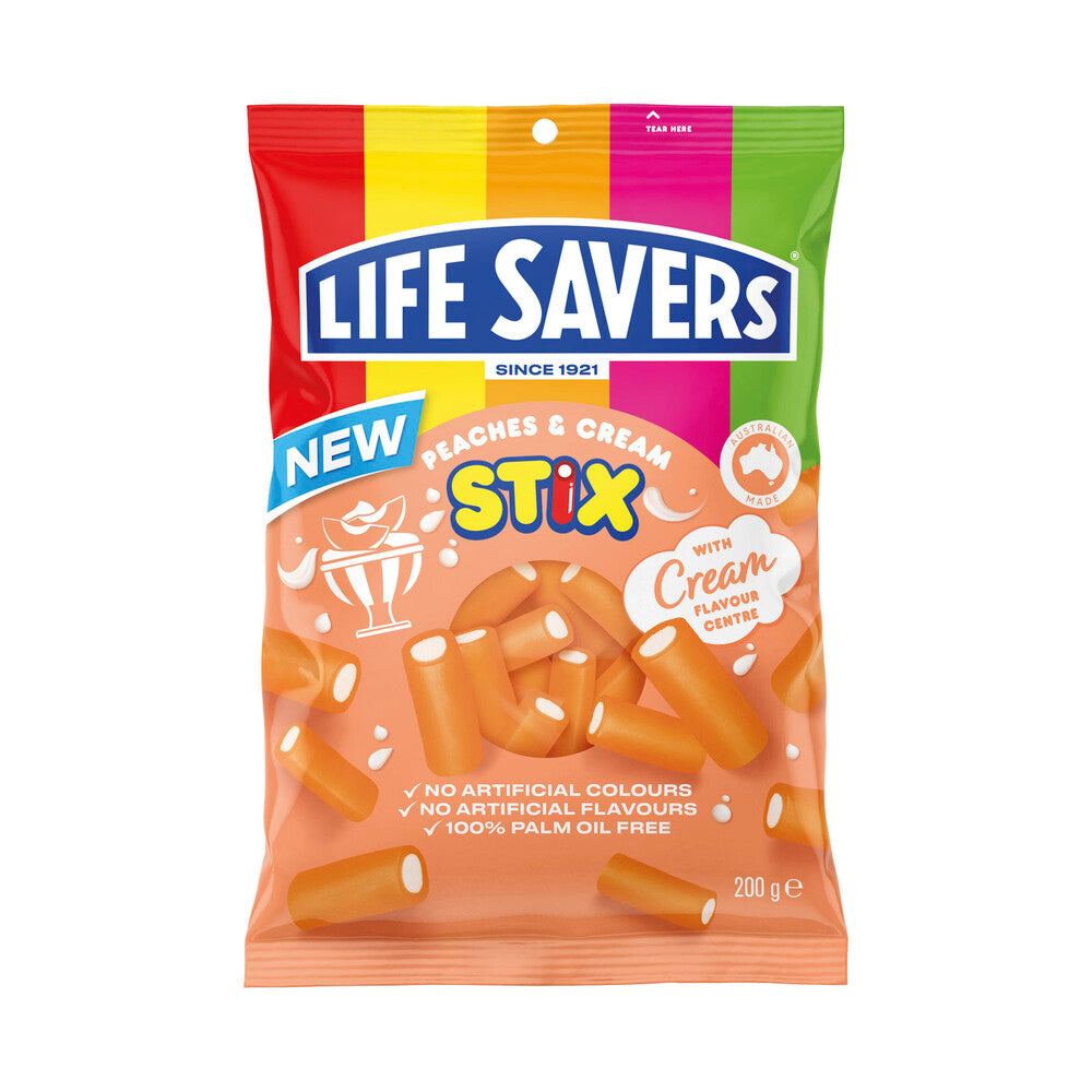 Lifesavers Stix – Pfirsiche & Creme