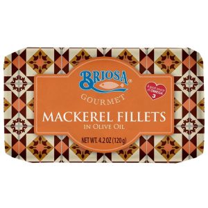 Briosa Gourmet Mackerel Fillets in Olivenöl – Premium internationale Loft Meeresfrüchte