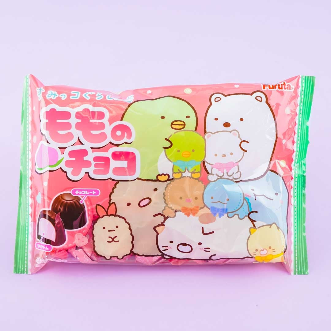 Sumikko Gurashi Pfirsich Schokolade Packung
