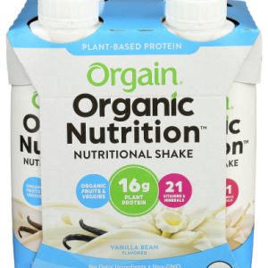 Orgain veganes Protein getränkt Vanille 4-Pack Bio 44 fo – pac