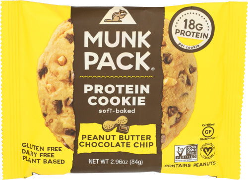 Munk Packung Erdnussbutter Schokolade Protein Keks 2.96 Oz – Packung mit 6