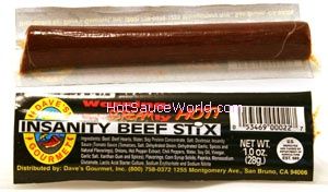 Dave's Gourmet Insanity Rindfleisch Stix