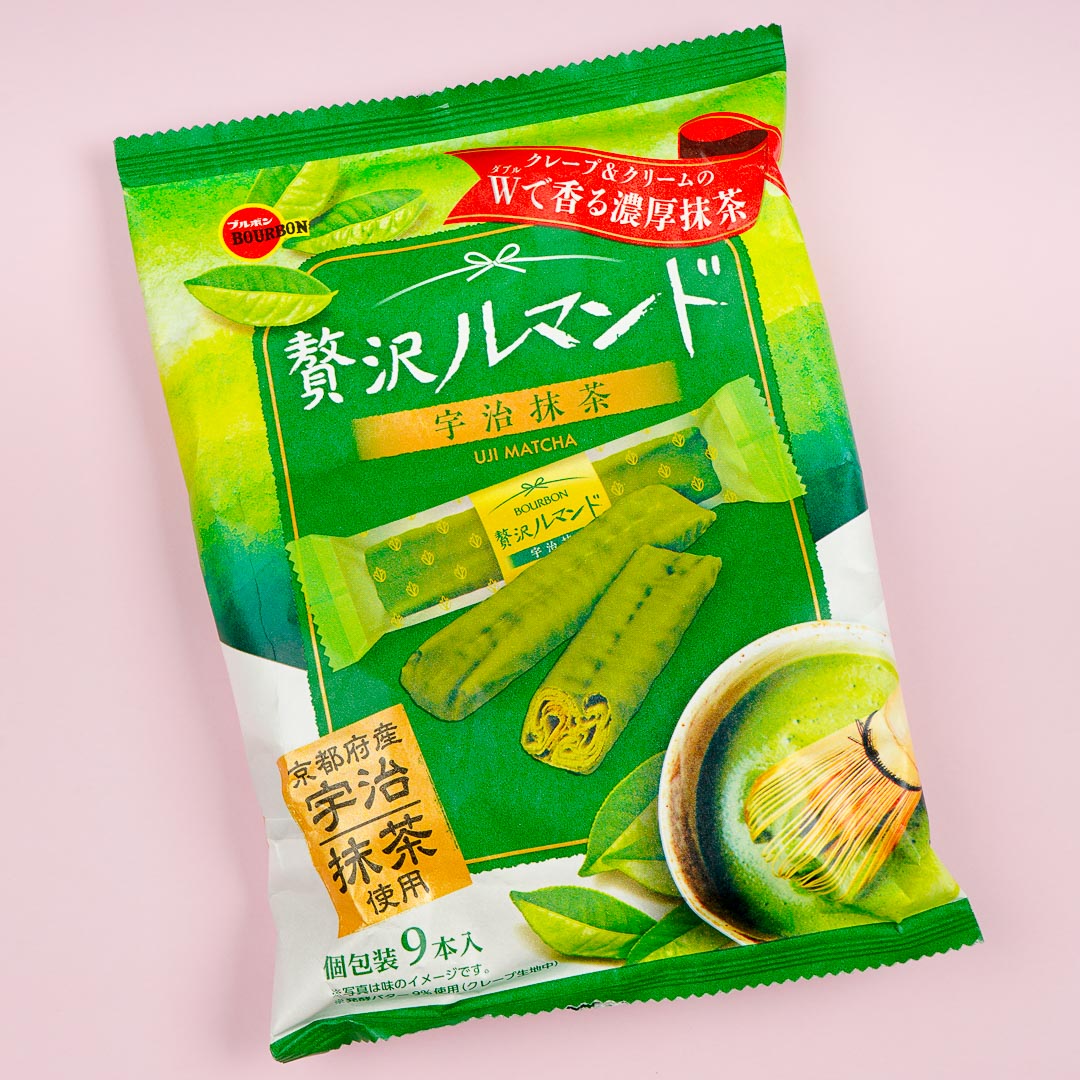 Bourbon Luxuriöse Lumonde Crepe Kekse – Kyoto Uji Matcha