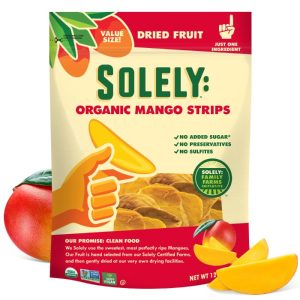 Solely Mango getrocknete Streifen, 12 Unzen Packung mit 8