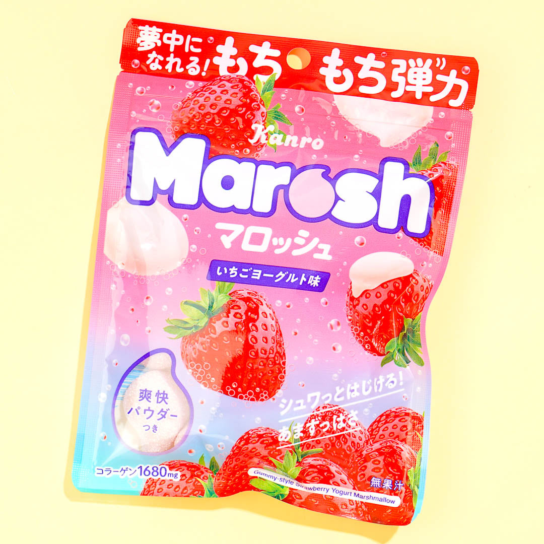 Kanro Marosh Marsmallows – Erdbeerjoghurt