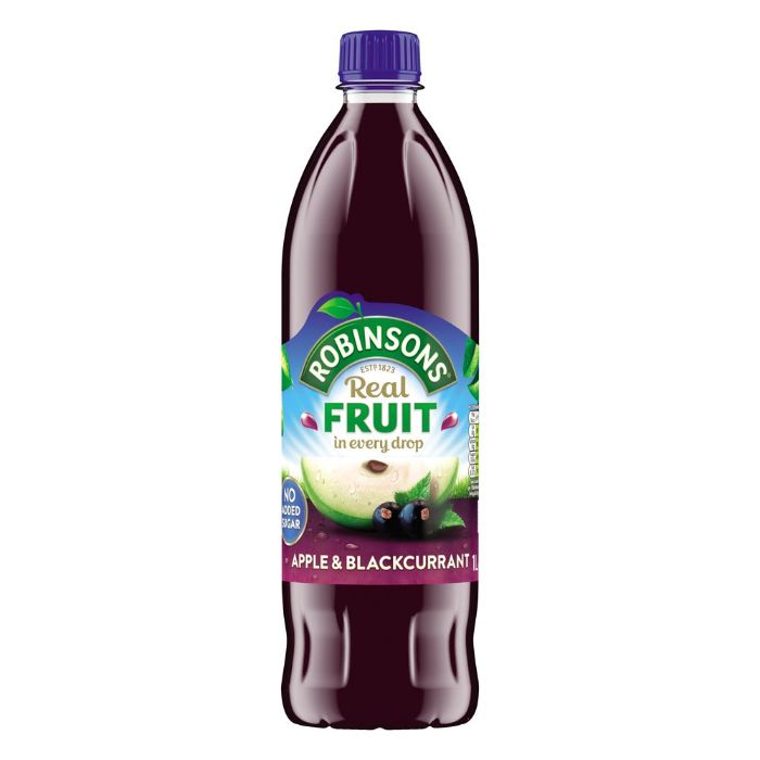 Robinsons – Apfel Blackcurrant Squash Juice, 1 L – Packung mit 12 Stück