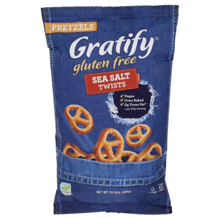 GRATIFY – PRETZEL TWIST GF 10.5 OZ – Packung mit 6 Stück