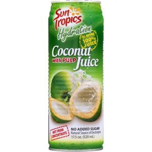 Sun Tropics Kokossaft mit Fruchtfleisch