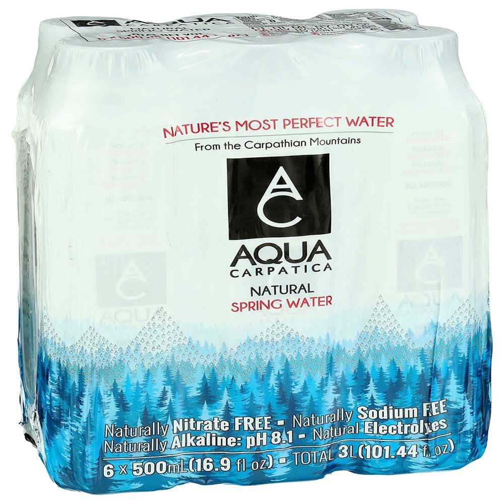 Aqua Carpatica – Natürliches Quellwasser, 16,9 fl oz – Packung mit 6