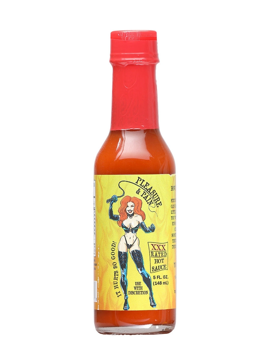 Chilisauce Vergnügen & Schmerz Es tut so gut! 5oz Hitze 8