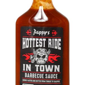 Pappy’s Hottest Ride in Town BBQ Soße. – 12oz