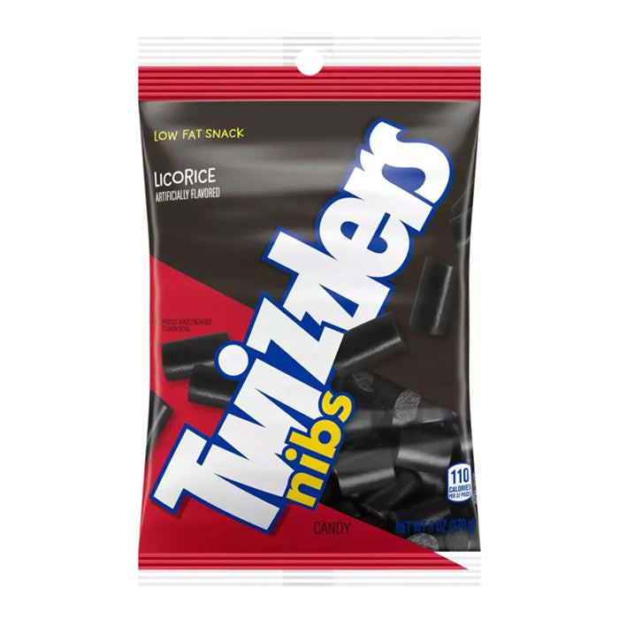 Twizzlers Nibs – Schwarzer Lakritz – 6 oz