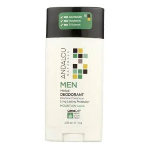 Andalou Naturals – Deodorant Herren Kräuter, 2,65 Unzen