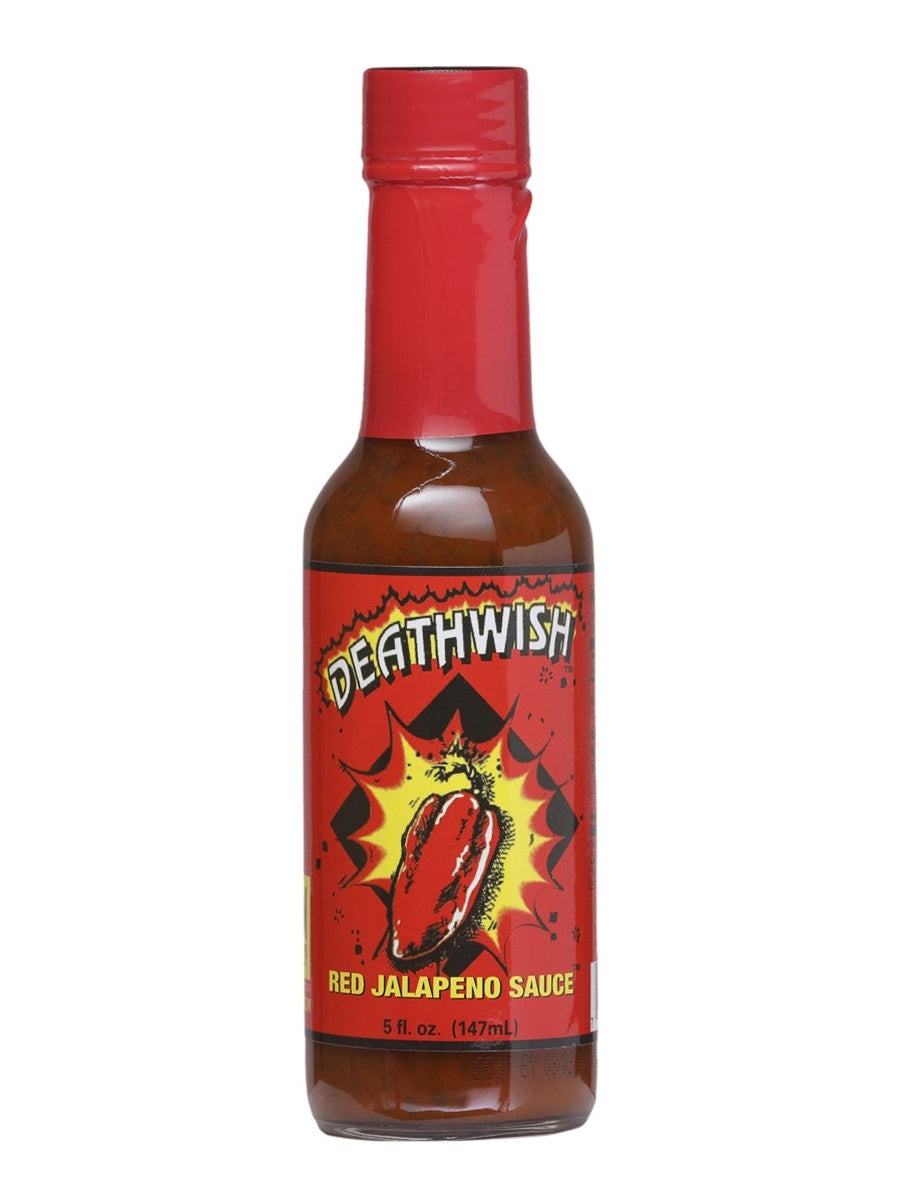 Chilisauce Deathwish Rot Jalapeno 5 oz Hitze 4