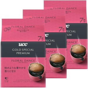 UCC Gold SPECIAL Premium Ein Tropfen Kaffee mit Blumenmuster Dance 3 Packs Japan – Tokyo Sakura Mall