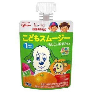 Glico, Kodomo Smoothie, Apfel und Gemüse, – 70g