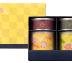Tsuruya Yoshinobu, “Kirby Tezukuri Monaka”, Kirby gesicht monaka, mit anko in 1 box, kyoto – 6pcs