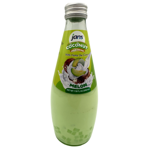 Jans Kokosmilchgetränk mit Nata de Coco – Melone – 290 ml