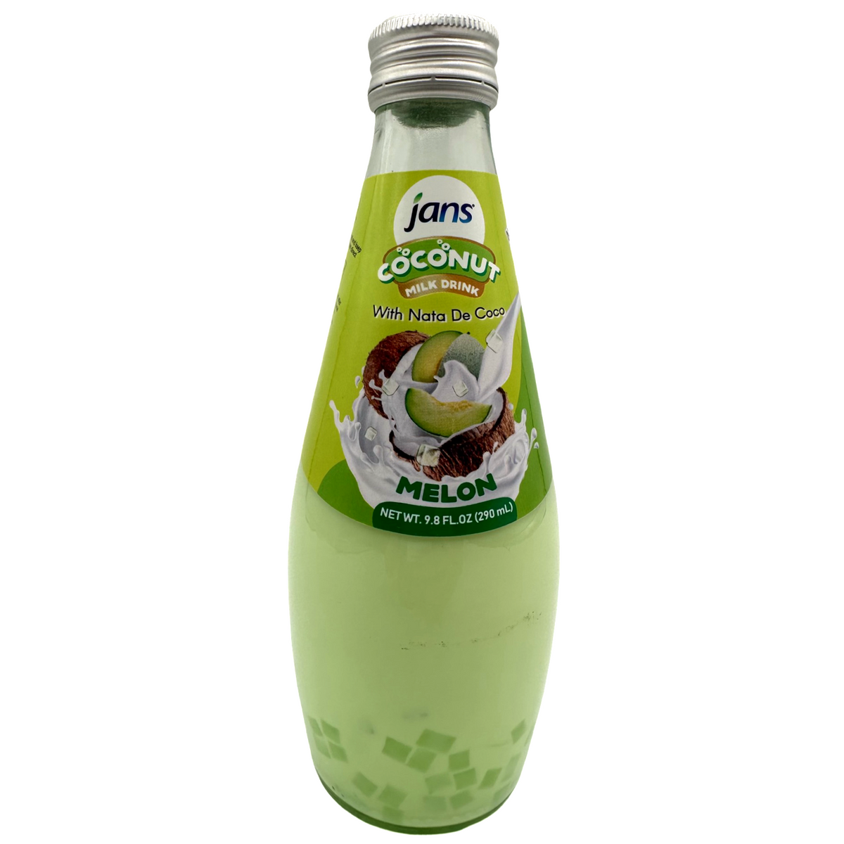 Jans Kokosmilchgetränk mit Nata de Coco – Melone – 290 ml