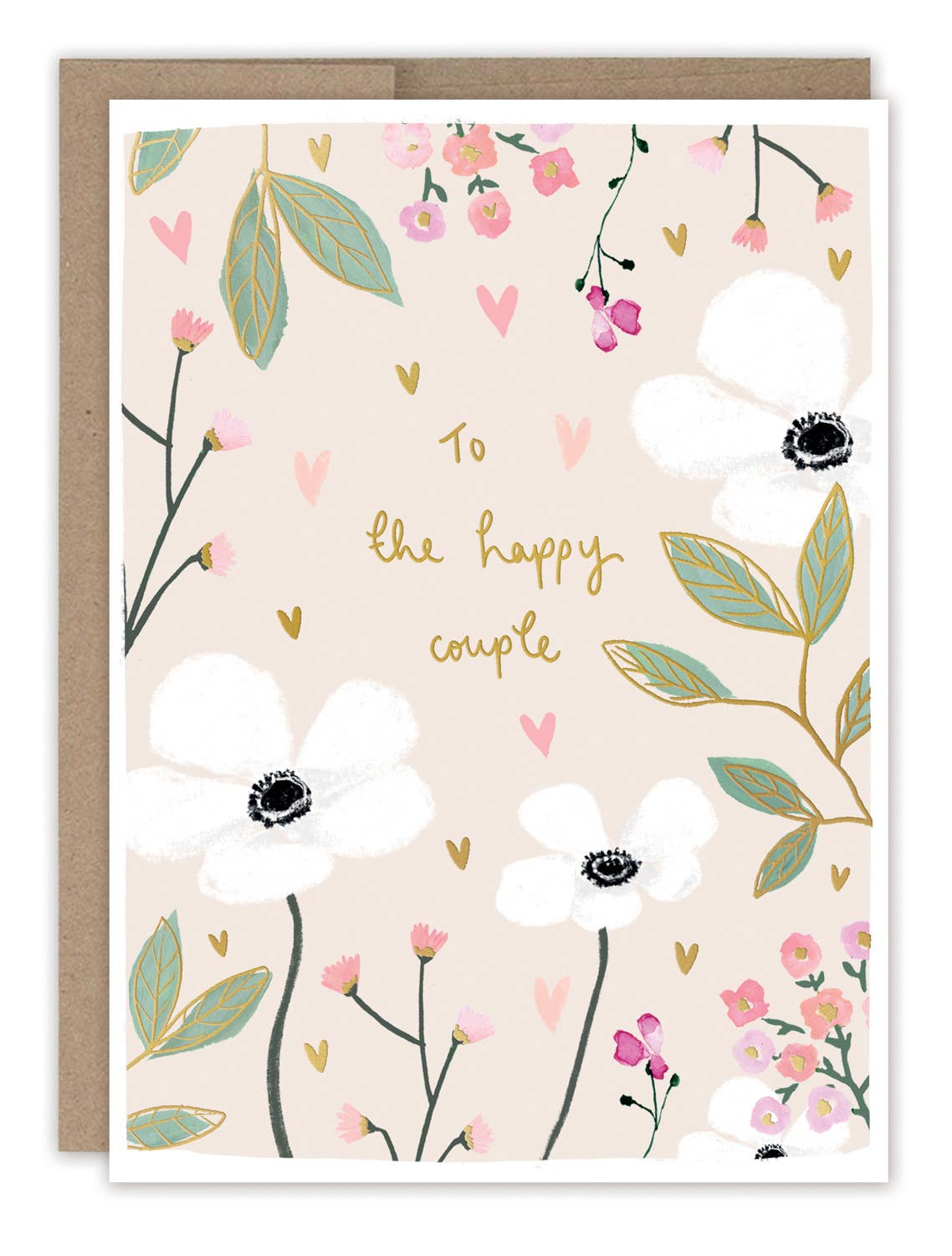 Biely & Shoaf Zum glücklichen Paar Hochzeitskarte