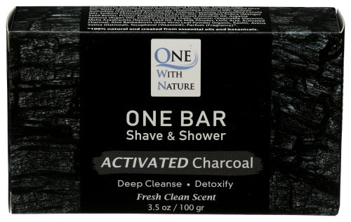 One mit Nature Bar Shampoo & Rasieren Anthrazit 3,5 Oz – Packung mit 3