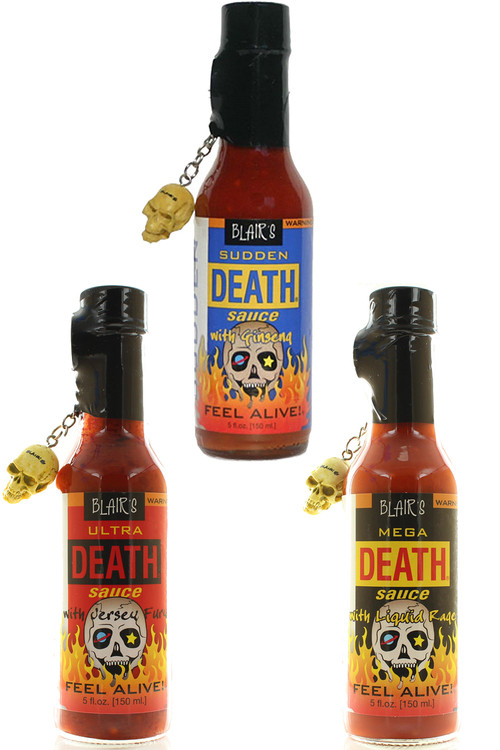 Blair's Hotter Death Chilisaucen 3er Packung, 3/5oz