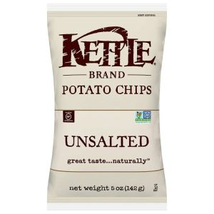 Kettle Foods – Chip Kartoffel kein Salz 5 Unzen – Packung mit 15