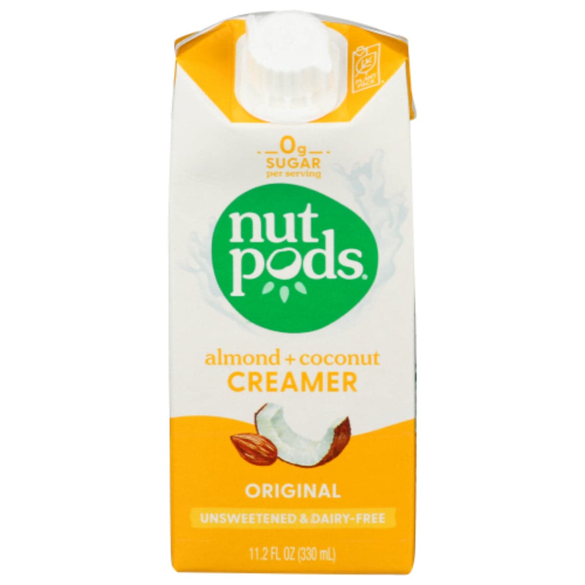 Nutpods – Milchfreie Creamer Original ungesüßte 11.2 FO – Packung mit 12
