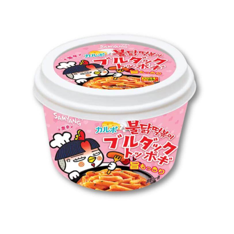 Samyang Buldak Super scharf Carbonara Tteokbokki