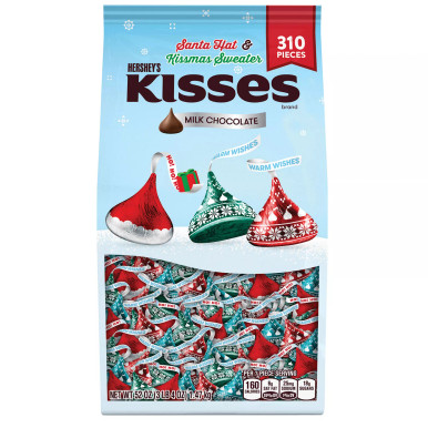 Hershey's Küsse Milch Schokolade Urlaub Süßigkeiten Tasche, 52 oz