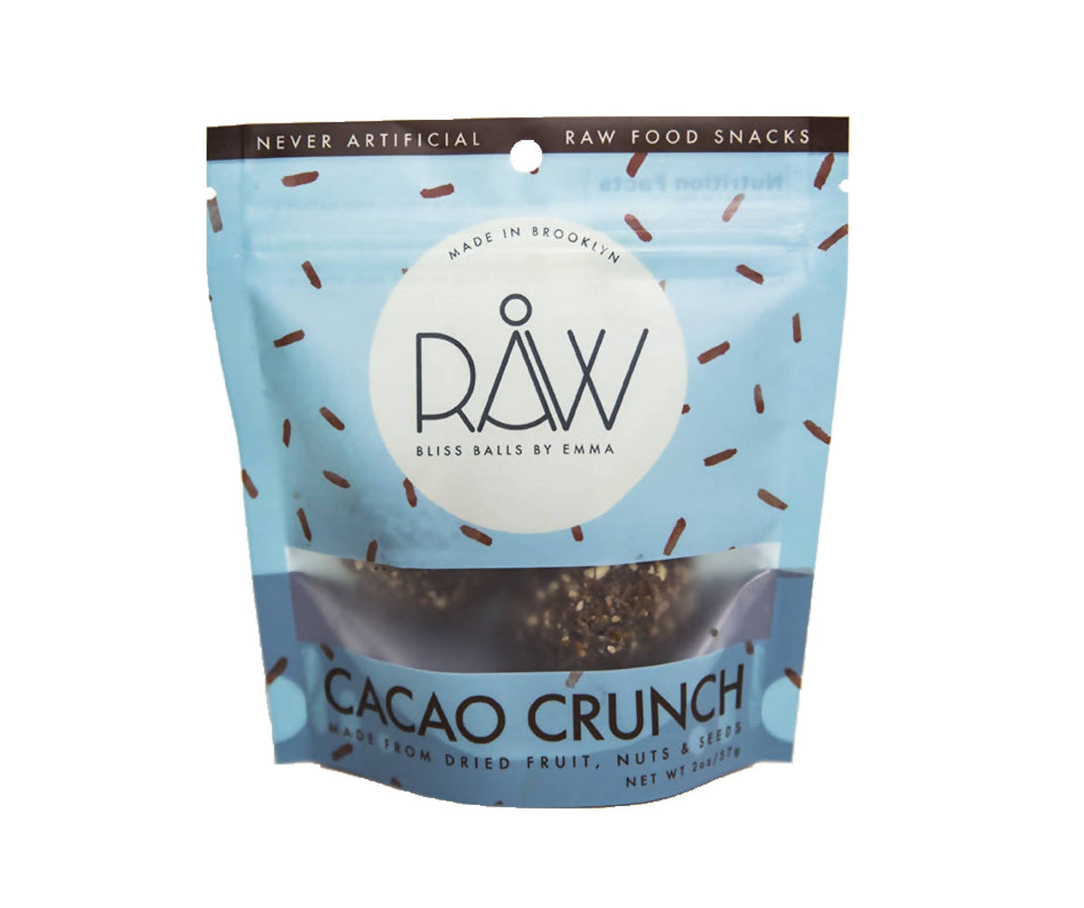 Cacao Crunch RAW Bliss Balls Taschen – 20 x 1 Beutel (2oz)