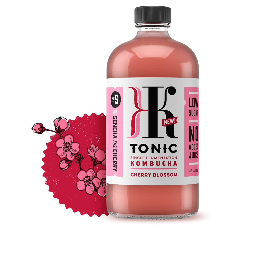 Kirschblüte Kombucha Flaschen – 12 x 16oz