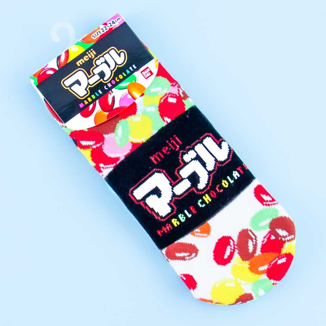 Marble Schokolade Socken aus Baumwolle