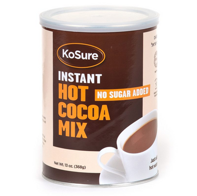 KoSure Instant Trinkschokolade Kakaomischung, ohne Zuckerzusatz, 13 oz