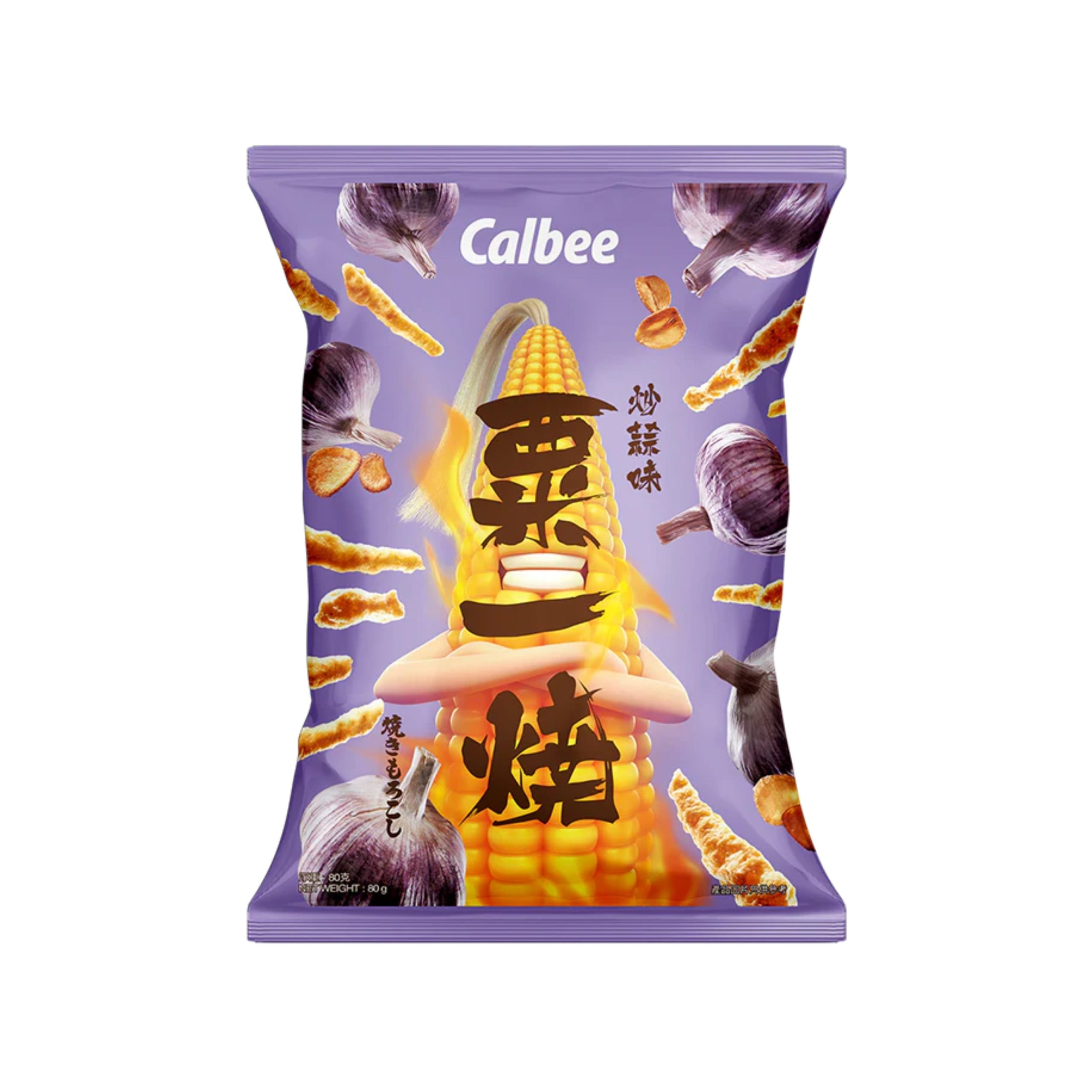 Calbee Grill-A-Mais Gebratener Knoblauchgeschmack (Hongkong)