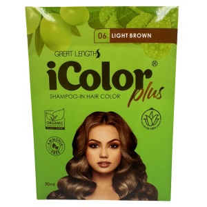 iColor Plus Shampoo-in Haarfarbe – hellbraun – 30 ml