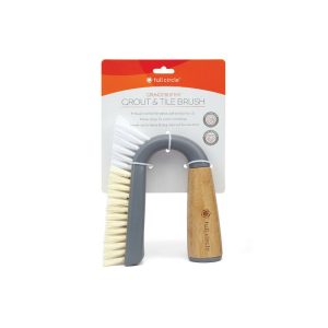 Full Circle Home – Grout & Tile Brush grau, jeweils 1 (Packung mit 6 Stück)